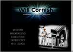Screen Screenshot of Will Cornish's resume webpage